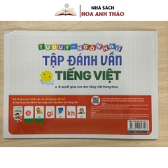 Sách - Tập đánh vần tiếng việt phiên bản mới 2023  cách ghép vần