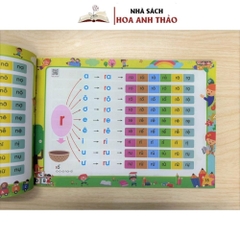 Sách - Tập đánh vần tiếng việt phiên bản mới 2025 kèm file đọc và video hướng dẫn cách ghép vần
