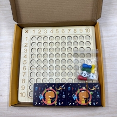 Bảng cửu chương gỗ 99 số