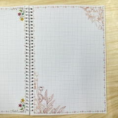 Sổ  Sổ luyện chữ có lò xo đẹp S4-A5 - 100 Trang - caro