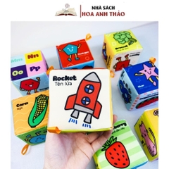 Bộ 8 Đồ Chơi Hình Khối Xúc Xắc Vui Nhộn Lalala Baby, Vừa Chơi Vừa Học Tập