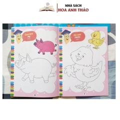 Sách Tô Màu - Bộ 20 Cuốn Tô Màu Cho Bé Nhiều Chủ Đề Cho Bé Thoả Sức Sáng Tạo