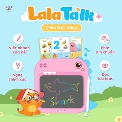Máy đọc viết Lalatalk máy đọc thẻ song ngữ kết hợp bảng viết tự xóa thông minh Lalala baby