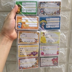 Set 50 Nhãn Vở có decan