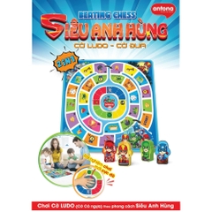 Đồ Chơi Antona 2 In 1 - Cờ LUDO (Cờ Cá Ngựa)
