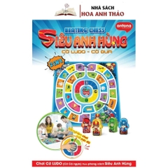 Đồ Chơi Antona 2 In 1 - Cờ LUDO (Cờ Cá Ngựa)