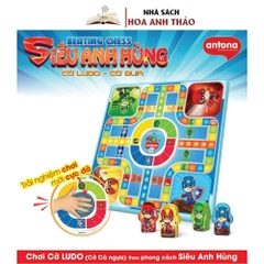 Đồ Chơi Antona 2 In 1 - Cờ LUDO (Cờ Cá Ngựa)