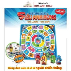 Đồ Chơi Antona 2 In 1 - Cờ LUDO (Cờ Cá Ngựa)