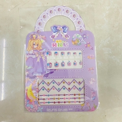 Vỉ đồ chơi trang điểm làm móng làm nails sticker 3D