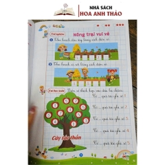 Sách - Bộ Vở Hành Trang Dành Cho Bé Vào Lớp 1 Luyện Đọc Luyện Viết Toán Tư Duy