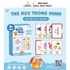 Thẻ học thông minh Mini Flashcard song ngữ Anh