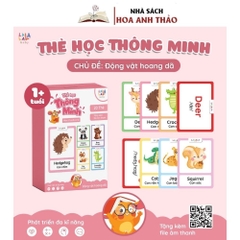 Thẻ học thông minh Mini Flashcard song ngữ Anh