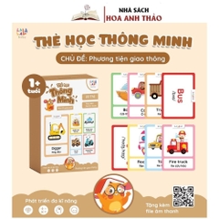 Thẻ học thông minh Mini Flashcard song ngữ Anh