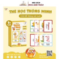 Thẻ học thông minh Mini Flashcard song ngữ Anh