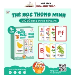 Thẻ học thông minh Mini Flashcard song ngữ Anh