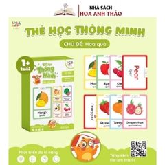 Thẻ học thông minh Mini Flashcard song ngữ Anh