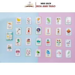 Thẻ học thông minh Mini Flashcard song ngữ Anh