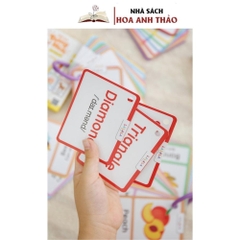 Thẻ học thông minh Mini Flashcard song ngữ Anh