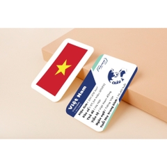 Bộ Thẻ Học Quốc kỳ Các nước Song ngữ (178 nước - 5 Châu lục)
