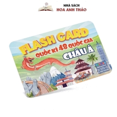 Bộ Thẻ Học Quốc kỳ Các nước Song ngữ (178 nước - 5 Châu lục)
