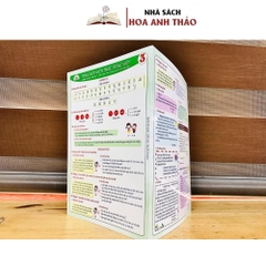 Sách - Tổng Hợp Kiến Thức Toán Và Tiếng Việt Dành Cho Học Sinh Tiểu Học Các Lớp 1, 2, 3, 4, 5. Bìa Cán Bóng In 2 Mặt