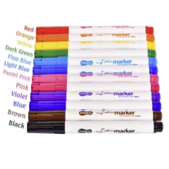 Bút Vẽ Lên Vải 12 Màu Fabric Marker Thiên Long Colokit FM - C002