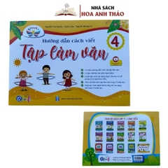Sách  Hướng Dẫn Cách Viết Tập Làm Văn Lớp 4 Biên Soạn Theo Chương Trình SGK Mới