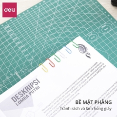 Hộp 100 Ghim Vòng Màu Kẹp Tài Liệu Bằng Kim Loại Nhiều Màu Deli  - E0024