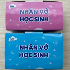 Tập Nhãn Vở  12 Nhãn Kèm Bảng Tên