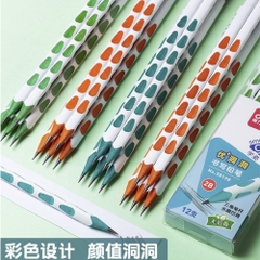 Bút Chì Định Vị 2B Deli Có Khắc Rãnh Graphite Pencil - No.58198