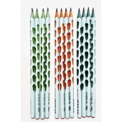 Bút Chì Định Vị 2B Deli Có Khắc Rãnh Graphite Pencil - No.58198