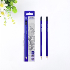 Bút Chì Gỗ Xanh Lục 2B Lục Giác Kèm Tẩy CLASSMATE CL-PC404