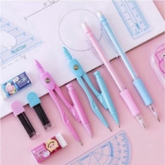 Bộ Thước Kẻ Eke Compa 8 Sản Phẩm Aihao 7701