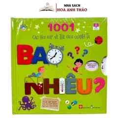 Sách - Tương tác lật mở 1001 câu hỏi đáp về thế giới quanh ta Tại sao? Bao nhiêu? Như thế nào? dành cho bé từ 4 tuổi.