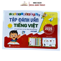 Sách - Tập đánh vần tiếng việt phiên bản mới 2025 kèm file đọc và video hướng dẫn cách ghép vần