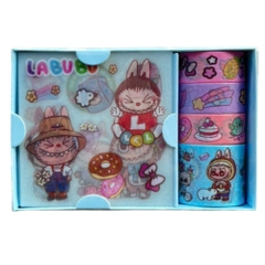Sticker Hộp Labubu - Hình Dán Sticker Nhiều Mẫu Ngẫu Nhiên Làm Quà Tặng