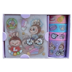 Sticker Hộp Labubu - Hình Dán Sticker Nhiều Mẫu Ngẫu Nhiên Làm Quà Tặng