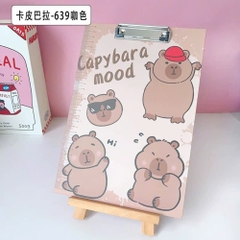 Bìa Trình Ký A4 Capybara Họa Tiết Dễ Thương
