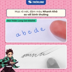 Bút Gel Thiên Long Gel-033/DS  Demon Slayer -  Viết êm, nhanh khô.