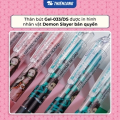 Bút Gel Thiên Long Gel-033/DS  Demon Slayer -  Viết êm, nhanh khô.