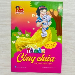 Sách Bé Tô Màu Phiên Bản Song Ngữ Việt Anh 3-6 Tuổi Nhiều Chủ Đề