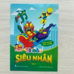 Sách Bé Tô Màu Phiên Bản Song Ngữ Việt Anh 3-6 Tuổi Nhiều Chủ Đề