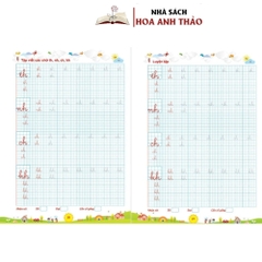 Sách - Vở rèn chữ cỡ nhỏ - Luyện chữ cỡ nhỏ chuẩn 3/4 li cho học sinh tiểu học và người yêu chữ