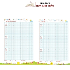 Sách - Vở rèn chữ cỡ nhỏ - Luyện chữ cỡ nhỏ chuẩn 3/4 li cho học sinh tiểu học và người yêu chữ