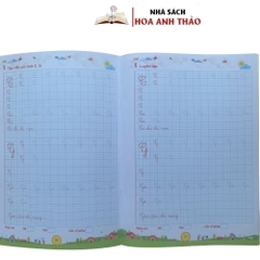 Sách - Vở rèn chữ cỡ nhỏ - Luyện chữ cỡ nhỏ chuẩn 3/4 li cho học sinh tiểu học và người yêu chữ