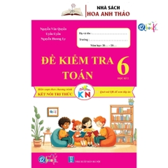 Sách - Bài tập tuần và đề kiểm tra toán lớp 6 tập 1, tập 2 kết nối tri thức