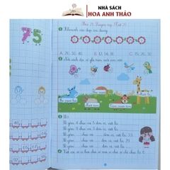 Sách - Vở ô li bài tập tăng cường toán và tiếng việt tăng cường lớp 1 tập 2 - Kết nối tri thức