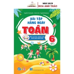 Sách - Bài tập hàng ngày toán lớp 6 tập 1, tập 2 - Cánh diều - 1 cuốn