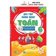 Sách - Bài tập hàng ngày toán lớp 6 tập 1, tập 2 - Cánh diều - 1 cuốn
