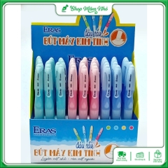Bút máy xóa được Eras E035 - Ngòi kim tinh trơn, có đầu tẩyBút máy xóa được Eras E035 - Ngòi kim tinh trơn, có đầu tẩy, đệm cầm tay bằng cao su êm, viết lâu không thấy mỏi tay.